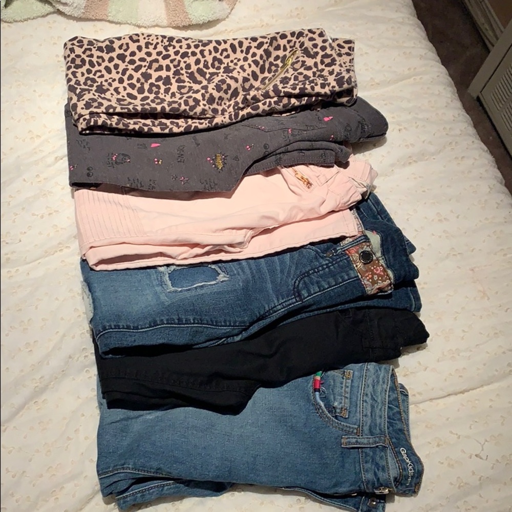Bindle of girls pants/jeans